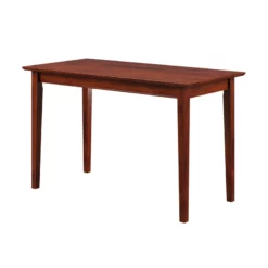 AFI Shaker 48" Solid Wood Writing Desk With USB Charger In Walnut -CYMAX Sales 2678824 4 L