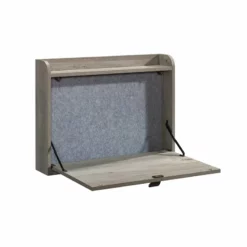 UrbanPro Engineered Wood Wall Mount Desk In Pearl Oak/Blaze Acacia -CYMAX Sales 2680624 4 L