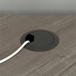 UrbanPro Engineered Wood Corner Desk In Silver Sycamore / Brown Finish -CYMAX Sales 2680638 7 L