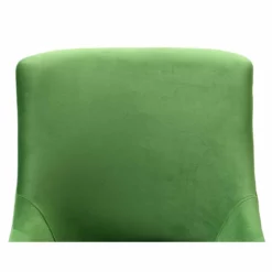 Maklaine 22.6" Transitional Velvet Office Swivel Chair In Green -CYMAX Sales 2682277 4 L 1