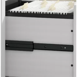 UrbanPro 60W L Shaped Desk With Mobile File Cabinet And Bookcase -CYMAX Sales 2685384 3 L