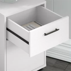 UrbanPro 60W L Shaped Desk With Mobile File Cabinet And Bookcase -CYMAX Sales 2685384 4 L