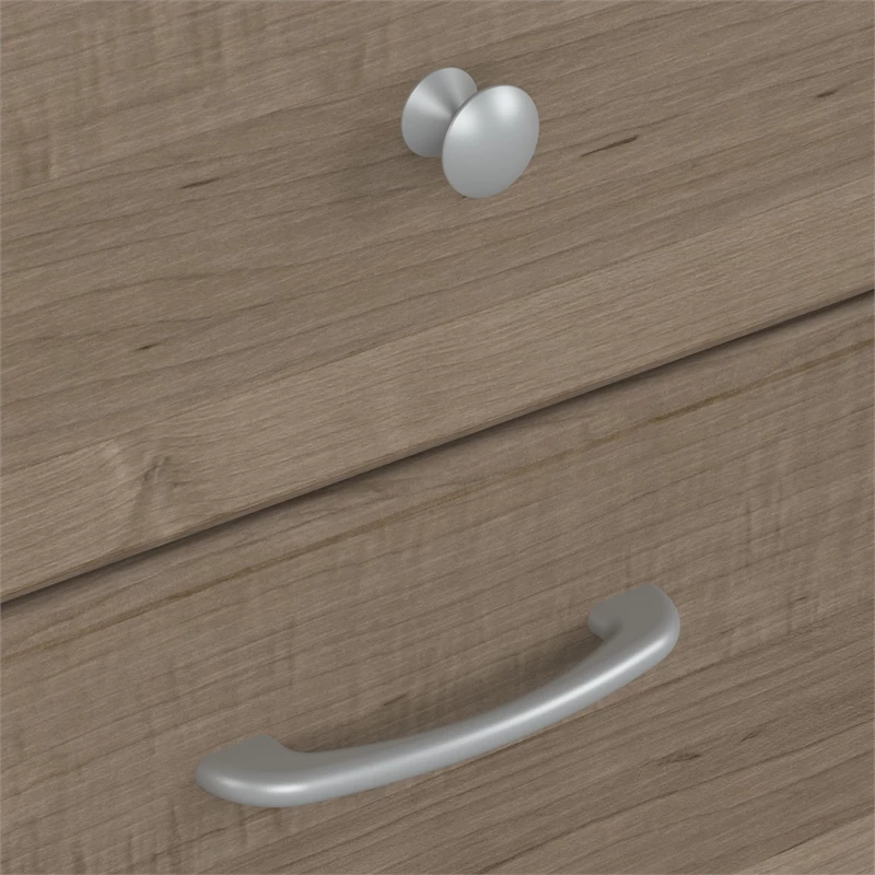 UrbanPro 60W 3 Position L Shaped Sit Stand Desk In Ash Gray - Engineered Wood 6 UrbanPro 60W 3 Position L Shaped Sit Stand Desk In Ash Gray - Engineered Wood - Image 4