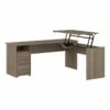 UrbanPro 72W 3 Position Sit To Stand L Desk In Ash Gray - Engineered Wood 2 UrbanPro 72W 3 Position Sit To Stand L Desk In Ash Gray - Engineered Wood -CYMAX Sales 2685452 6 L