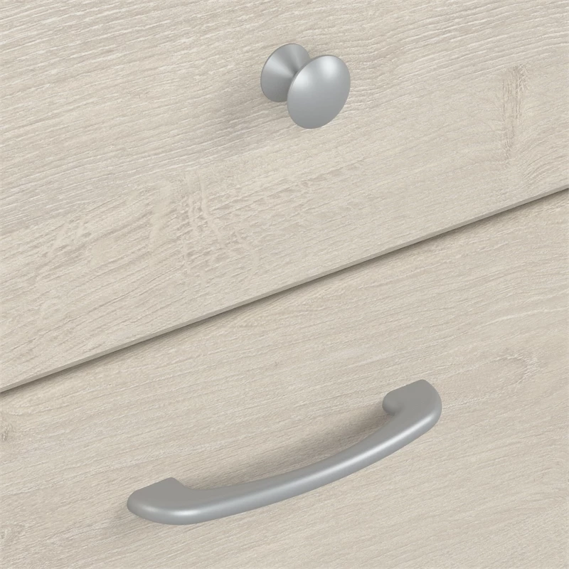 UrbanPro L Desk With Hutch And File Cabinet In Linen White Oak - Engineered Wood 7 UrbanPro L Desk With Hutch And File Cabinet In Linen White Oak - Engineered Wood - Image 5