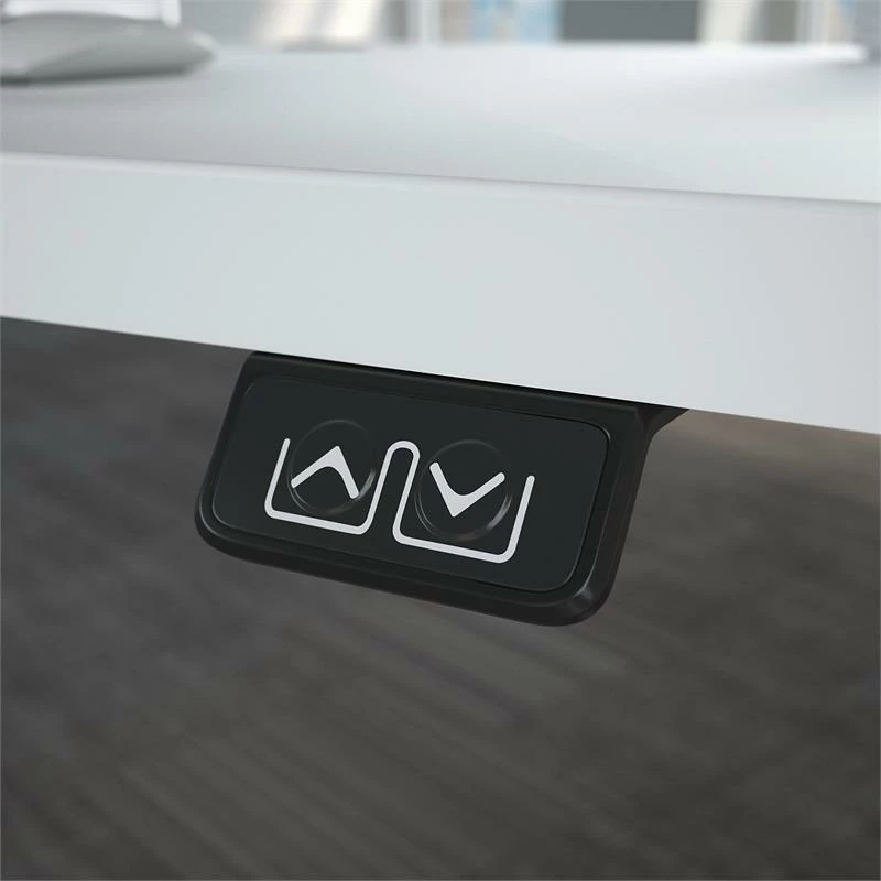 UrbanPro 60W Electric Height Adjustable Standing Desk In White - Engineered Wood 8 UrbanPro 60W Electric Height Adjustable Standing Desk In White - Engineered Wood - Image 6