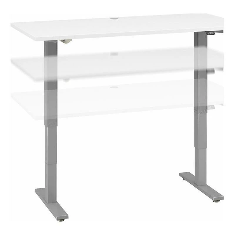 UrbanPro 60W Electric Height Adjustable Standing Desk In White - Engineered Wood 3 UrbanPro 60W Electric Height Adjustable Standing Desk In White - Engineered Wood