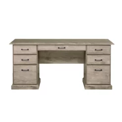 Saint Birch Honduras 65" Executive Desks In Gray Oak -CYMAX Sales 2686414 10 L
