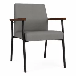 Lesro Mystic Metal/Polyurethane Reception Guest Chair In Black/Blue 37 Lesro Mystic Metal/Polyurethane Reception Guest Chair In Black/Blue -CYMAX Sales 2691796 L 1