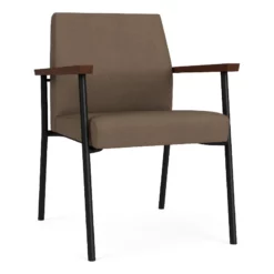 Lesro Mystic Polyurethane/Metal Reception Guest Chair In Black/Blue 34 Lesro Mystic Polyurethane/Metal Reception Guest Chair In Black/Blue -CYMAX Sales 2691797 L