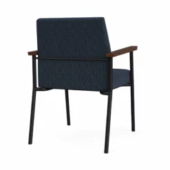 Lesro Mystic Metal/Polyurethane Reception Guest Chair In Black/Blue 30 Lesro Mystic Metal/Polyurethane Reception Guest Chair In Black/Blue -CYMAX Sales 2691827 2 L 1
