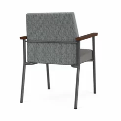 Lesro Mystic Metal/Polyurethane Reception Guest Chair In Charcoal/Brown 33 Lesro Mystic Metal/Polyurethane Reception Guest Chair In Charcoal/Brown -CYMAX Sales 2691862 2 L 2