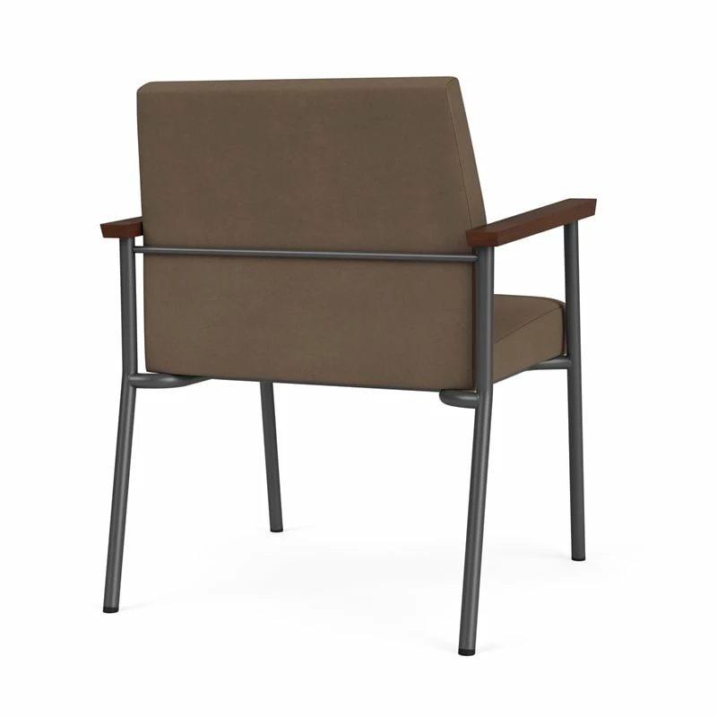 Lesro Mystic Metal/Polyurethane Reception WideGuest Chair In Charcoal/Gray 17 Lesro Mystic Metal/Polyurethane Reception WideGuest Chair In Charcoal/Gray - Image 15