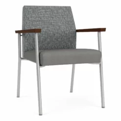 Lesro Mystic Metal/Polyurethane Reception Guest Chair In Silver/Brown 31 Lesro Mystic Metal/Polyurethane Reception Guest Chair In Silver/Brown -CYMAX Sales 2691922 L 2