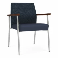 Lesro Mystic Metal/Polyurethane Reception Guest Chair In Silver/Brown 28 Lesro Mystic Metal/Polyurethane Reception Guest Chair In Silver/Brown -CYMAX Sales 2691923 L 2