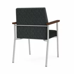 Lesro Mystic Metal/Polyurethane Reception Guest Chair In Silver/Brown 27 Lesro Mystic Metal/Polyurethane Reception Guest Chair In Silver/Brown -CYMAX Sales 2691924 2 L 2