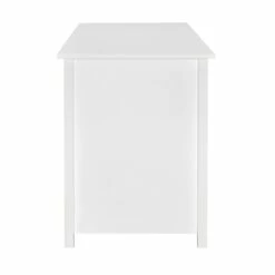 Urbanpro 4-Drawer Contemporary Wood Home Office Desk In White High Gloss 18 Urbanpro 4-Drawer Contemporary Wood Home Office Desk In White High Gloss -CYMAX Sales 2692353 3 L