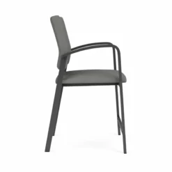 Lesro Newport 24.5" Polyurethane Waiting Reception Hip Chair In Charcoal/Blue 38 Lesro Newport 24.5" Polyurethane Waiting Reception Hip Chair In Charcoal/Blue -CYMAX Sales 2698621 1 L 1