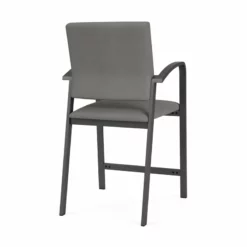 Lesro Newport 24.5" Polyurethane Waiting Reception Hip Chair In Charcoal/Blue 39 Lesro Newport 24.5" Polyurethane Waiting Reception Hip Chair In Charcoal/Blue -CYMAX Sales 2698621 2 L 1