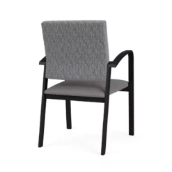 Lesro Newport 18.5" Polyurethane Waiting Reception Guest Chair In Black/Blue 33 Lesro Newport 18.5" Polyurethane Waiting Reception Guest Chair In Black/Blue -CYMAX Sales 2698684 2 L