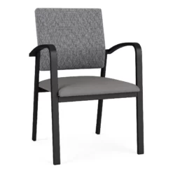 Lesro Newport 18.5" Polyurethane Waiting Reception Guest Chair In Black/Blue 31 Lesro Newport 18.5" Polyurethane Waiting Reception Guest Chair In Black/Blue -CYMAX Sales 2698684 L