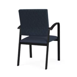 Lesro Newport 18.5" Polyurethane Waiting Reception Guest Chair In Black/Blue 30 Lesro Newport 18.5" Polyurethane Waiting Reception Guest Chair In Black/Blue -CYMAX Sales 2698685 2 L