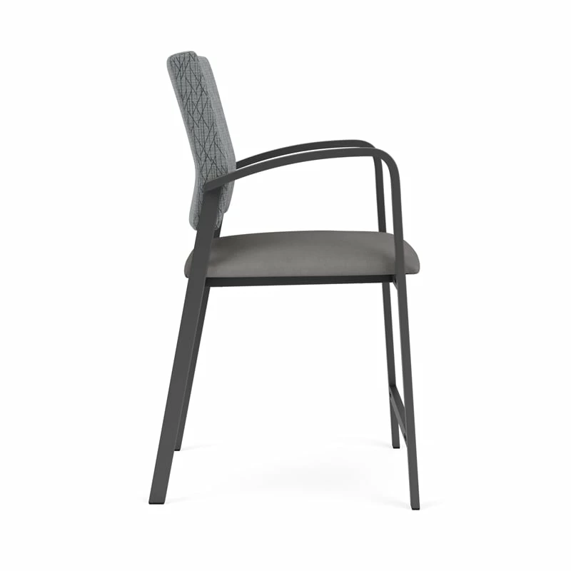 Lesro Newport 24.5" Polyurethane Waiting Reception Hip Chair In Charcoal/Blue 13 Lesro Newport 24.5" Polyurethane Waiting Reception Hip Chair In Charcoal/Blue - Image 11