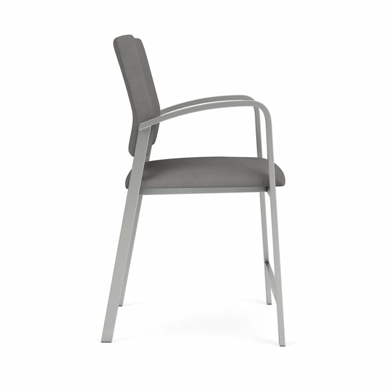 Lesro Newport 24.5" Polyurethane Waiting Reception Hip Chair In Silver/Blue 19 Lesro Newport 24.5" Polyurethane Waiting Reception Hip Chair In Silver/Blue - Image 17