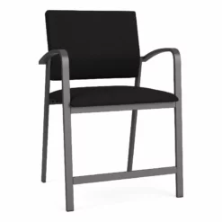 Lesro Newport 24.5" Fabric & Steel Reception Hip Chair In Gray And Charcoal 28 Lesro Newport 24.5" Fabric & Steel Reception Hip Chair In Gray And Charcoal -CYMAX Sales 2698881 L 1