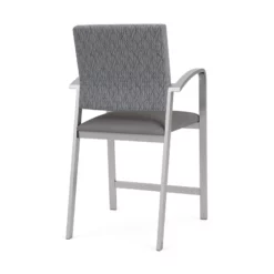 Lesro Newport 24.5" Polyurethane Waiting Reception Hip Chair In Blue/Silver 33 Lesro Newport 24.5" Polyurethane Waiting Reception Hip Chair In Blue/Silver -CYMAX Sales 2698904 2 L