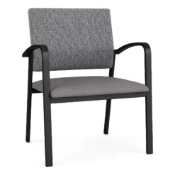 Lesro Newport 18.5" Polyurethane & Steel Reception Guest Chair In Castillo Black 31 Lesro Newport 18.5" Polyurethane & Steel Reception Guest Chair In Castillo Black -CYMAX Sales 2698961 L