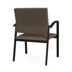 Lesro Newport 18.5" Polyurethane & Steel Reception Guest Chair In Castillo Black 24 Lesro Newport 18.5" Polyurethane & Steel Reception Guest Chair In Castillo Black -CYMAX Sales 2698964 2 L