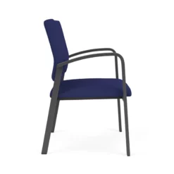 Lesro Newport 18.5" Fabric Reception Wide Guest Chair In Blue/Charcoal 26 Lesro Newport 18.5" Fabric Reception Wide Guest Chair In Blue/Charcoal -CYMAX Sales 2698987 1 L