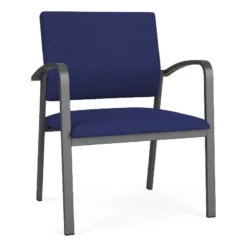 Lesro Newport 18.5" Fabric Reception Wide Guest Chair In Blue/Charcoal 25 Lesro Newport 18.5" Fabric Reception Wide Guest Chair In Blue/Charcoal -CYMAX Sales 2698987 L