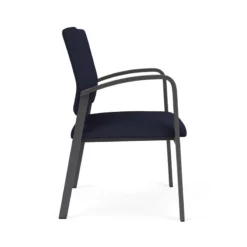 Lesro Newport 18.5" Fabric Reception Wide Guest Chair In Blue/Charcoal 23 Lesro Newport 18.5" Fabric Reception Wide Guest Chair In Blue/Charcoal -CYMAX Sales 2698988 1 L