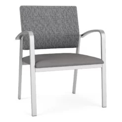 Lesro Newport 18.5" Polyurethane Reception Wide Guest Chair In Silver/Blue 31 Lesro Newport 18.5" Polyurethane Reception Wide Guest Chair In Silver/Blue -CYMAX Sales 2699009 L