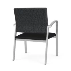 Lesro Newport 18.5" Polyurethane Reception Wide Guest Chair In Silver/Blue 27 Lesro Newport 18.5" Polyurethane Reception Wide Guest Chair In Silver/Blue -CYMAX Sales 2699011 2 L