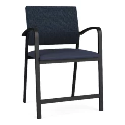 Lesro Newport 24.5" Polyurethane Reception Wide Hip Chair In Black -CYMAX Sales 2699038 L