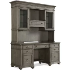 Riverside Furniture Sloane Updated Classic Wood Credenza In Gray Wash -CYMAX Sales 2701137 6 L