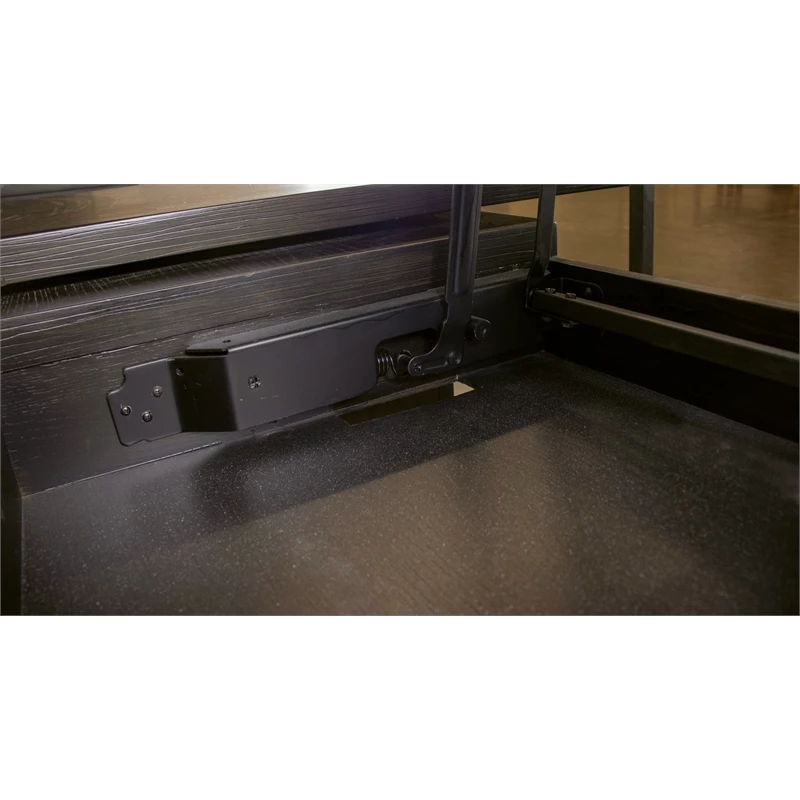 Riverside Furniture Prelude Swivel Wood L-Desk With Lift Top In Umber Brown 5 Riverside Furniture Prelude Swivel Wood L-Desk With Lift Top In Umber Brown - Image 3