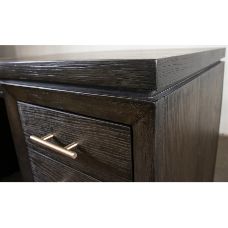 Riverside Furniture Prelude Wood Executive Desk In Umber Brown 8 Riverside Furniture Prelude Wood Executive Desk In Umber Brown - Image 6