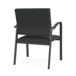 Lesro Newport 18.5" Fabric Reception Wide Guest Chair In Blue/Charcoal 39 Lesro Newport 18.5" Fabric Reception Wide Guest Chair In Blue/Charcoal -CYMAX Sales 2702737 2 L