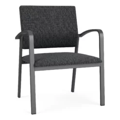 Lesro Newport 18.5" Fabric Reception Wide Guest Chair In Blue/Charcoal 37 Lesro Newport 18.5" Fabric Reception Wide Guest Chair In Blue/Charcoal -CYMAX Sales 2702737 L