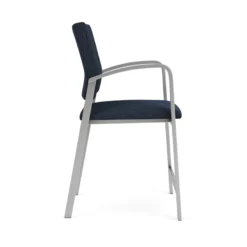 Lesro Newport 24.5" Fabric Waiting Reception Hip Chair In Blue/Silver 41 Lesro Newport 24.5" Fabric Waiting Reception Hip Chair In Blue/Silver -CYMAX Sales 2702904 1 L
