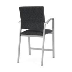 Lesro Newport 24.5" Fabric Waiting Reception Hip Chair In Blue/Silver 39 Lesro Newport 24.5" Fabric Waiting Reception Hip Chair In Blue/Silver -CYMAX Sales 2702905 2 L