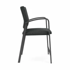 Lesro Newport 24.5" Fabric & Steel Reception Hip Chair In Gray And Charcoal 38 Lesro Newport 24.5" Fabric & Steel Reception Hip Chair In Gray And Charcoal -CYMAX Sales 2702937 1 L 1