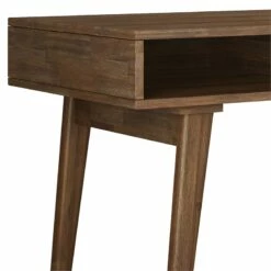 Clarkson SOLID WOOD 60" WD Desk With Side Drawers In Rustic Natural Aged Brown -CYMAX Sales 2709432 3 L