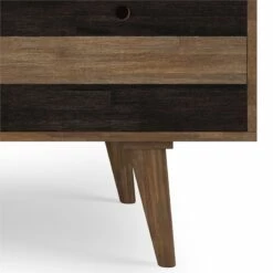 Clarkson SOLID WOOD 60" WD Desk With Side Drawers In Rustic Natural Aged Brown -CYMAX Sales 2709432 8 L