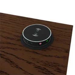 RoomAndLoft Brown Windsor Wood Sit-Stand Storage Desk With File Drawer Bookcase 22 RoomAndLoft Brown Windsor Wood Sit-Stand Storage Desk With File Drawer Bookcase -CYMAX Sales 2725477 6 L