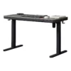 Kowo 48" K303 Electric Wood Standing Desk With Drawer In Gray Oak/Black